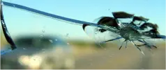 cracked windshield