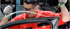utah mobile auto glass workers fixing windshield