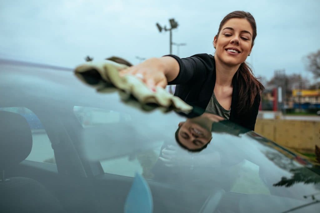 Master the windshield washing technique